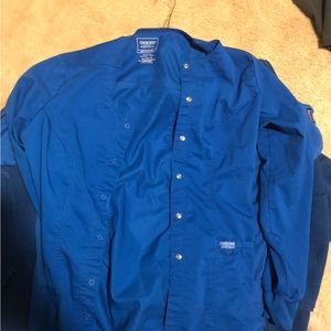Cherokee Royal Blue Scrub Jacket
